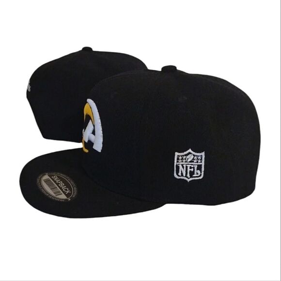 NBA LA Lakers Mitchell & Ness And LA Rams Snapback Hat Bundle - Picture 13 of 16